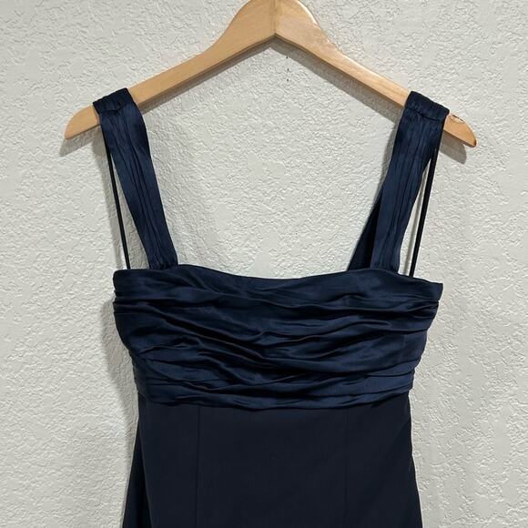 Cinq A’ Sept Jaqueline Navy Blue Mini Dress Womens size 2 - Picture 3 of 13